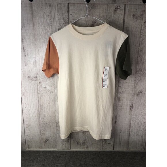 Men's Original Use Beige Short Sleeves T Shirt Size XS Extra Small. G32 - Picture 2 of 5